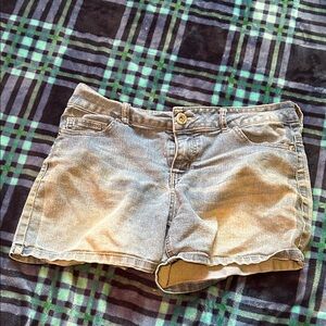 Therapy Light Blue Jean Shorts